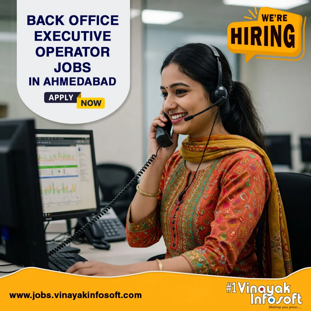 Back Office Executive Job In Ahmedabad